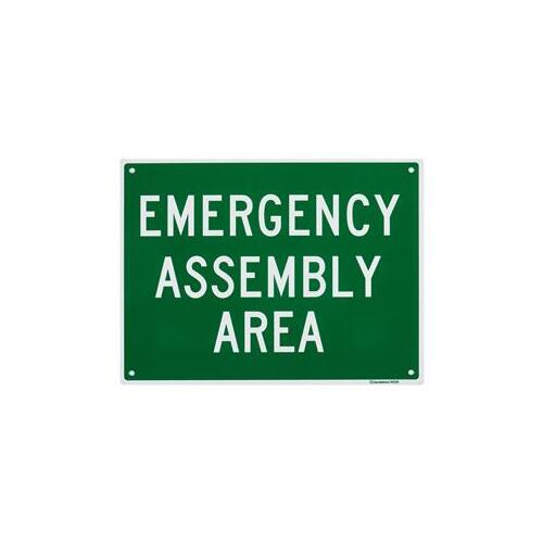 Safety Sign 300x225mm Emergency Assembly Point