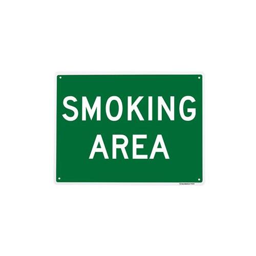 Safety Sign 300x225mm Smoking Area