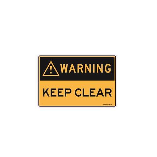 Safety Sign 300x450mm Keep Clear